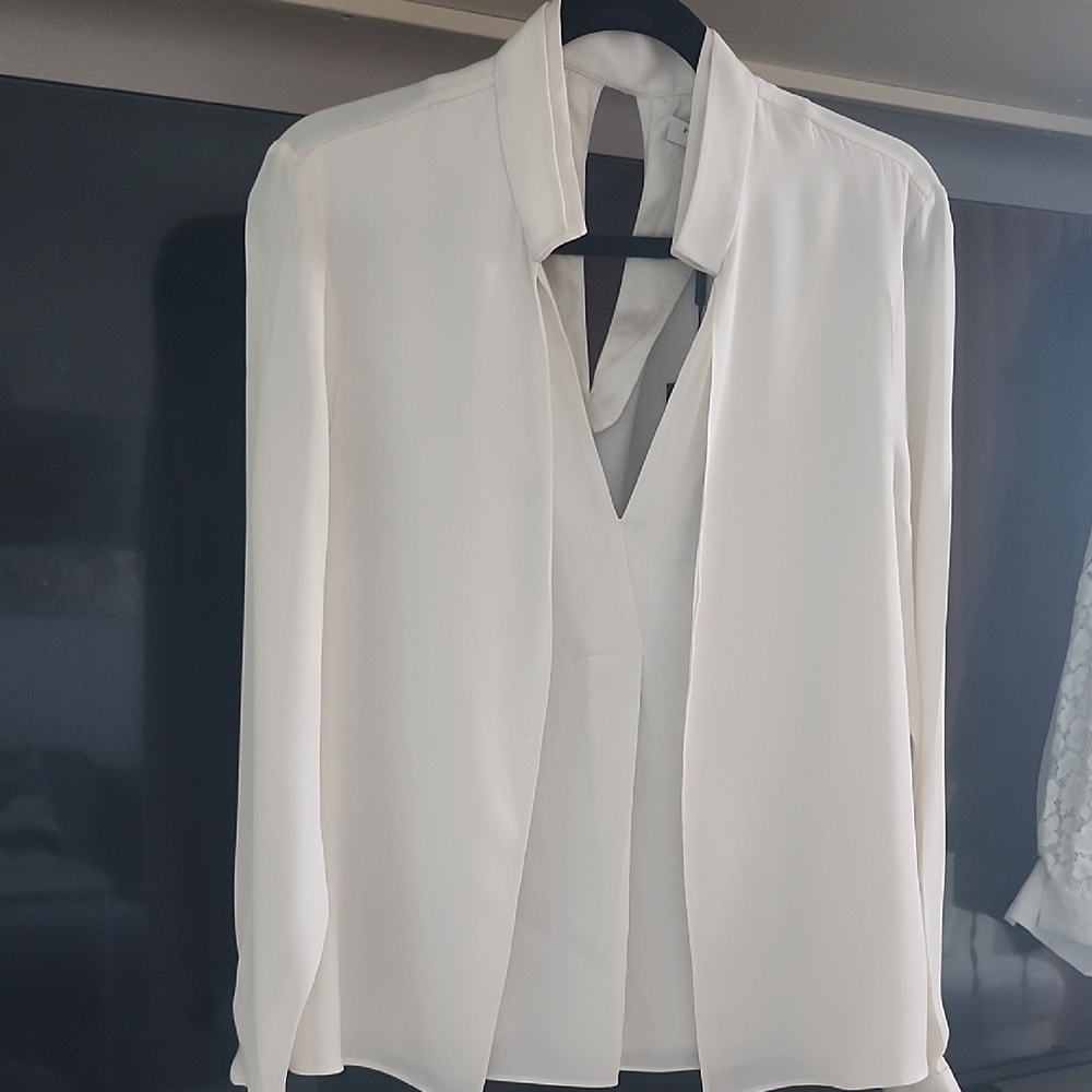 Halston Heritage Cream Blouse